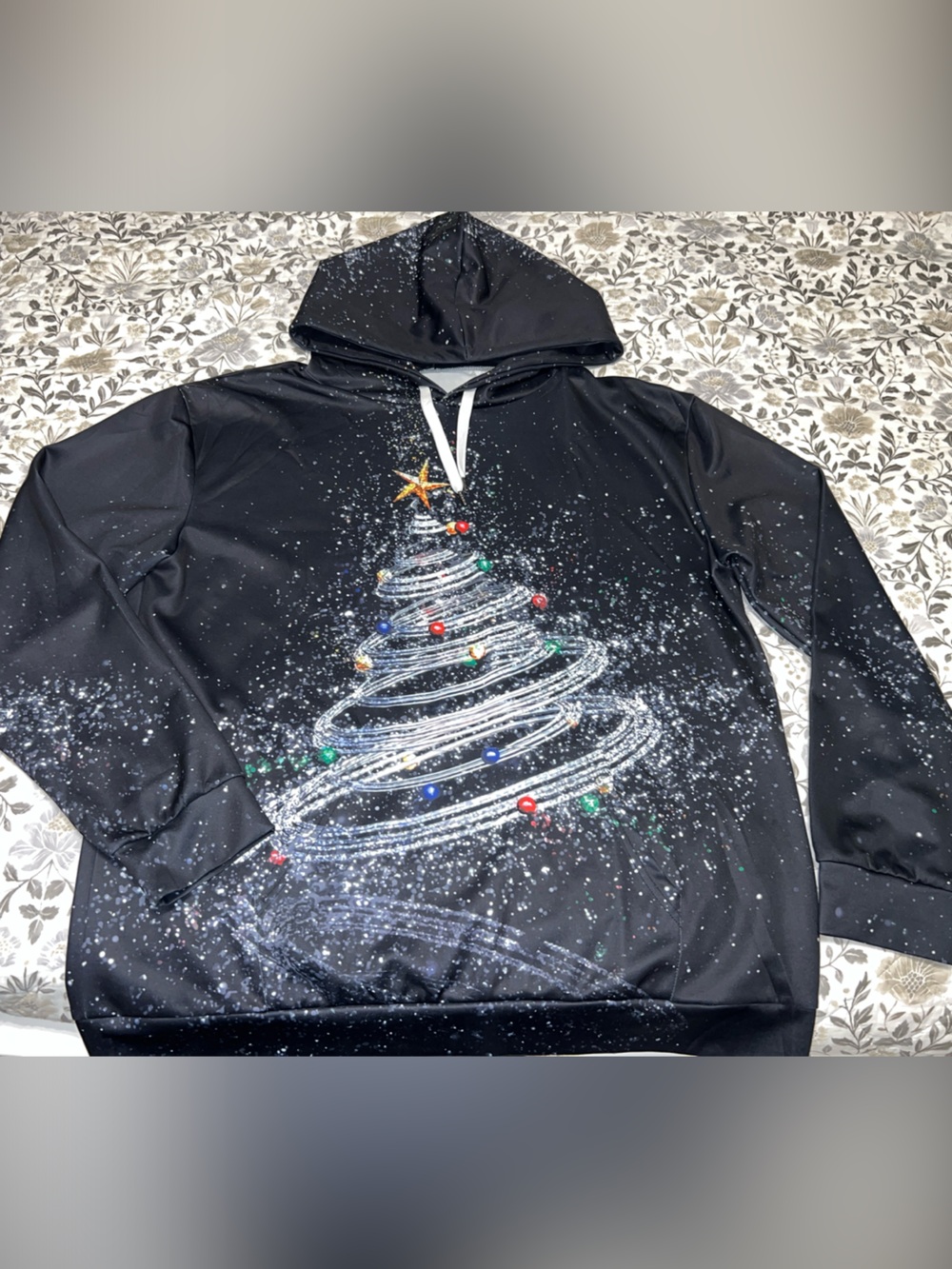 Festive Modern "Holiday" Oversized Hoodie